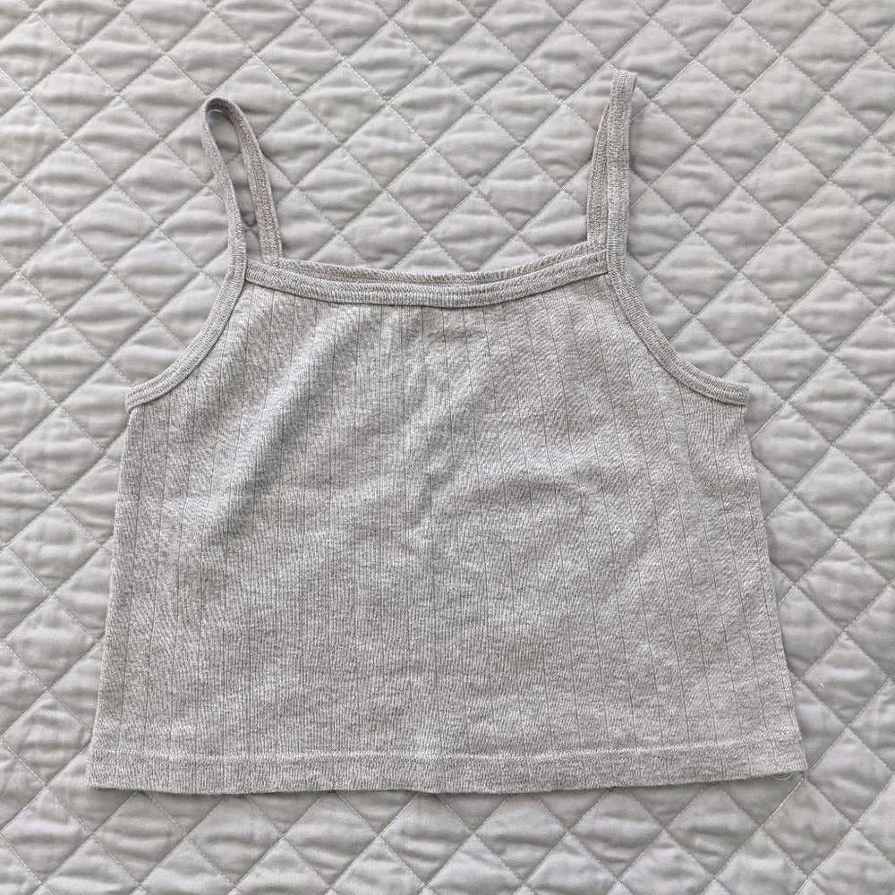 Brandy Melville grey tank top